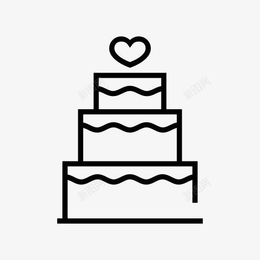 蛋糕烘焙生日蛋糕图标svg_新图网 https://ixintu.com 烘焙 爱情和关系 生日蛋糕 糕点 蛋糕 食物