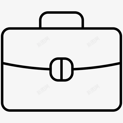 手提箱商务手提包图标svg_新图网 https://ixintu.com 商务 手提包 手提箱