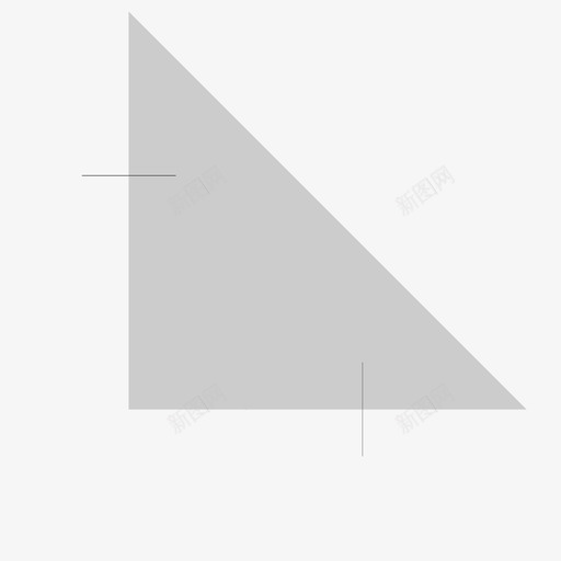 右等腰三角形几何毕达哥拉斯图标svg_新图网 https://ixintu.com 几何 右等腰三角形 形状 毕达哥拉斯