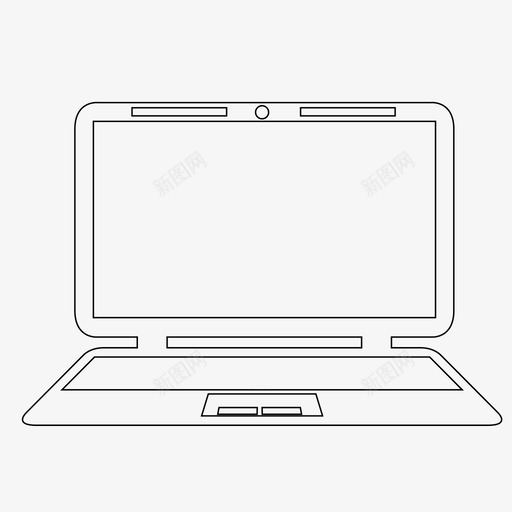 笔记本电脑设备迷你电脑图标svg_新图网 https://ixintu.com 工作站 技术 笔记本电脑 设备 迷你电脑