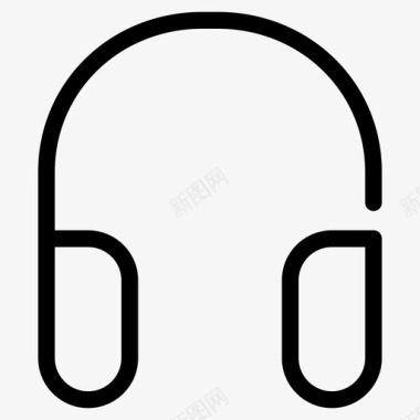 耳机通用用户界面系列图标图标