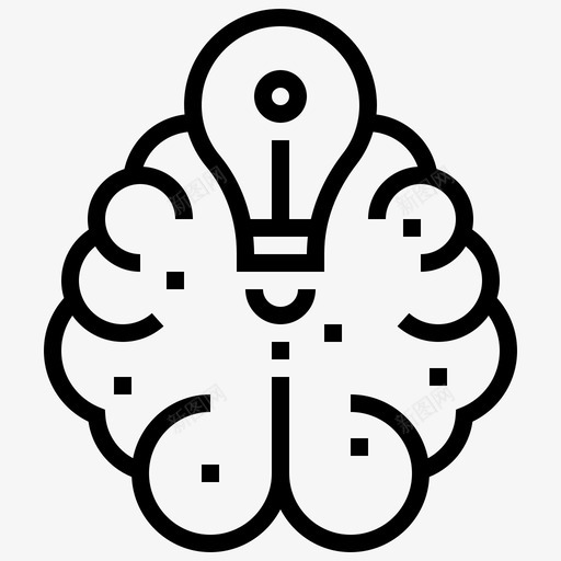 大脑人工创新图标svg_新图网 https://ixintu.com 人工 人工智能 创新 大脑 智能 机器人