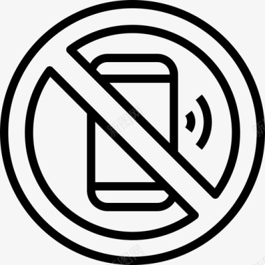 不允许使用电话移动禁止图标图标