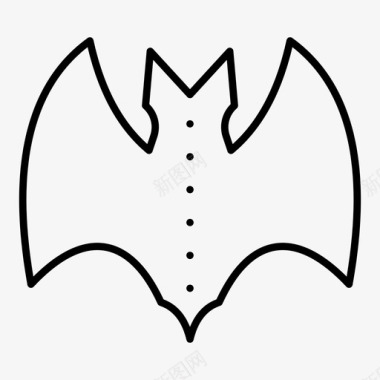 蝙蝠苍蝇万圣节图标图标