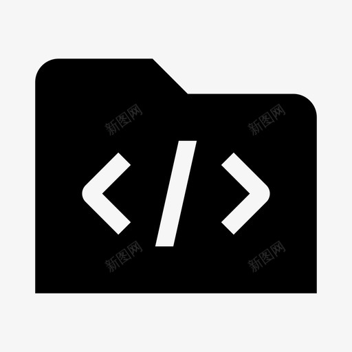代码文件夹云开发图标svg_新图网 https://ixintu.com solid webmobiledev2 云 代码文件夹 存储 开发