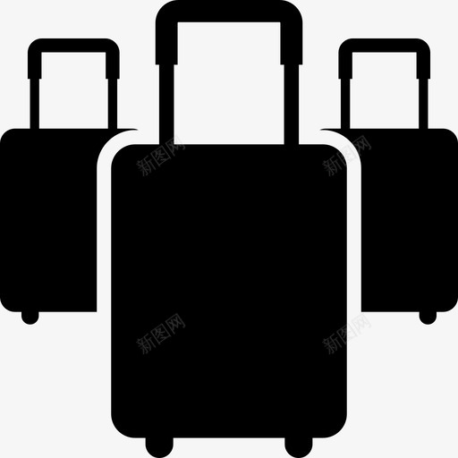 行李手提箱旅行袋图标svg_新图网 https://ixintu.com 房地产符号概念图标 手推车包 手提箱 旅行 旅行袋 行李