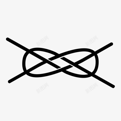 结连接绳子图标svg_新图网 https://ixintu.com 结 绳子 连接