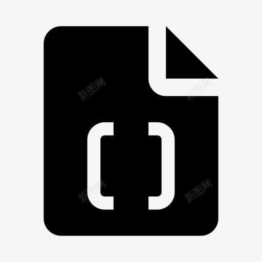 代码编码开发图标svg_新图网 https://ixintu.com solid webmobiledev2 代码 开发 文件 编码 编程