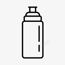 空饮料瓶饮料瓶空瓶子运动图标高清图片