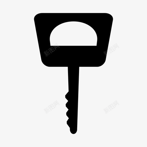 钥匙密码锁图标svg_新图网 https://ixintu.com 安全 密码 钥匙 锁