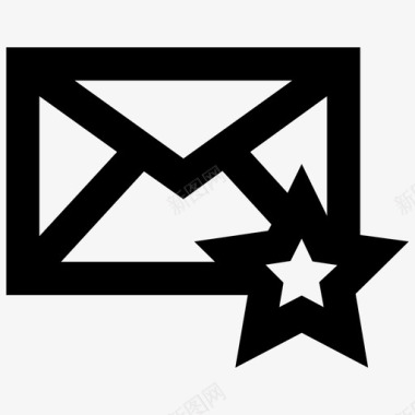 邮件收藏夹标记图标图标