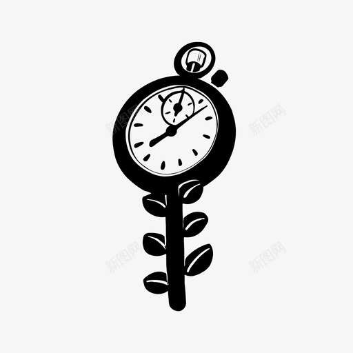 计时器开始手绘草图图标svg_新图网 https://ixintu.com 兴旺发达 准备出发 开始 手绘草图 秒表 计时器