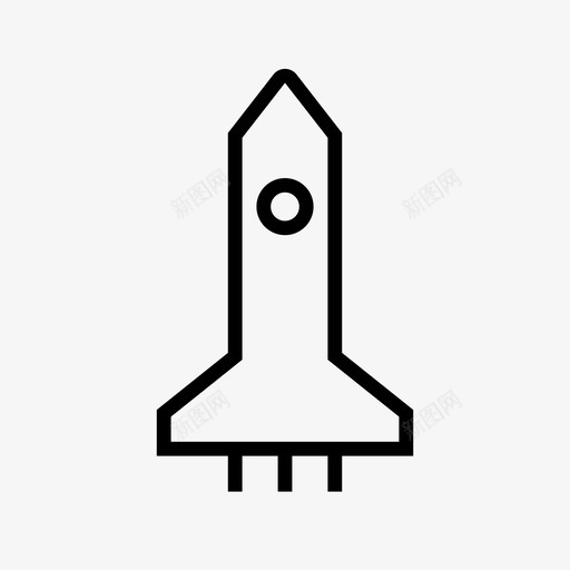 火箭美国航天局飞天火箭图标svg_新图网 https://ixintu.com 宇宙飞船 火箭 美国航天局 运输 飞天火箭