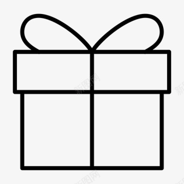 礼品礼品盒礼品卡图标图标
