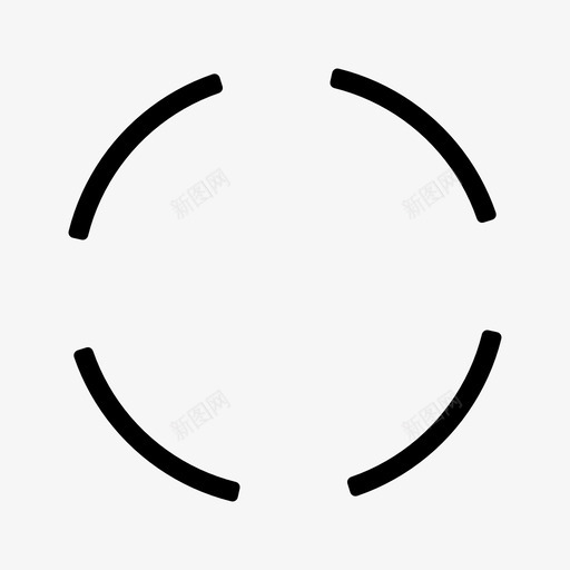 圆虚线图案圆弧圆图案图标svg_新图网 https://ixintu.com 圆图案 圆弧 圆虚线图案