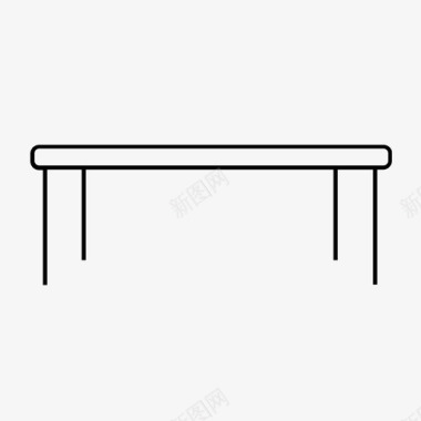 桌子餐桌家具图标图标