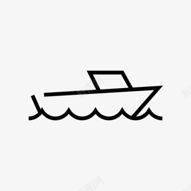 船比赛帆船图标图标