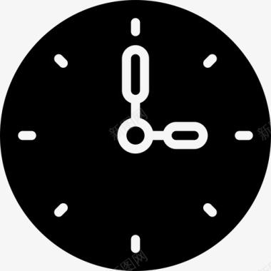 时钟应用程序按钮图标图标
