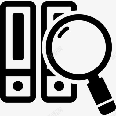 文件搜索文档跟踪业务管理字形图标图标