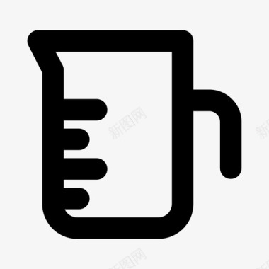 量杯烧杯图标图标