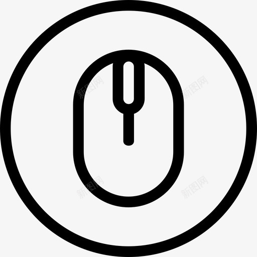 鼠标单击设备图标svg_新图网 https://ixintu.com 单击 商店业务集 指针 设备 鼠标