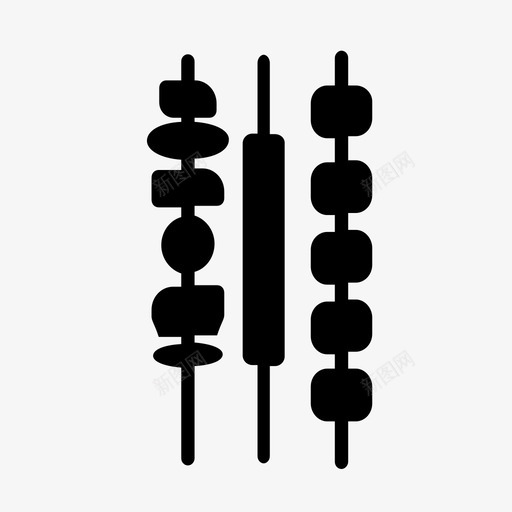 串烧烤食物图标svg_新图网 https://ixintu.com 串 烤肉串 烧烤 食物 食物饮料