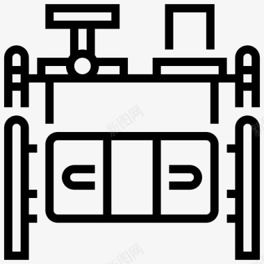 机器工厂工业图标图标