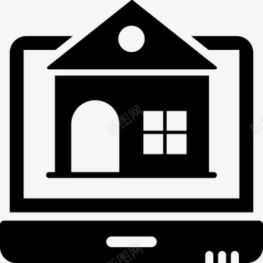 在线房屋搜索在线房产房产网站图标图标