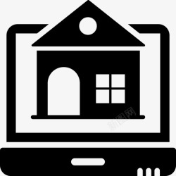 房产网在线房屋搜索在线房产房产网站图标高清图片