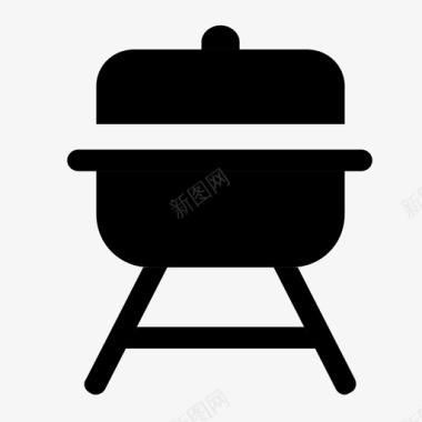 烧烤烹饪设备食物和餐厅图标图标