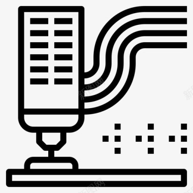 3d打印构建尺寸图标图标