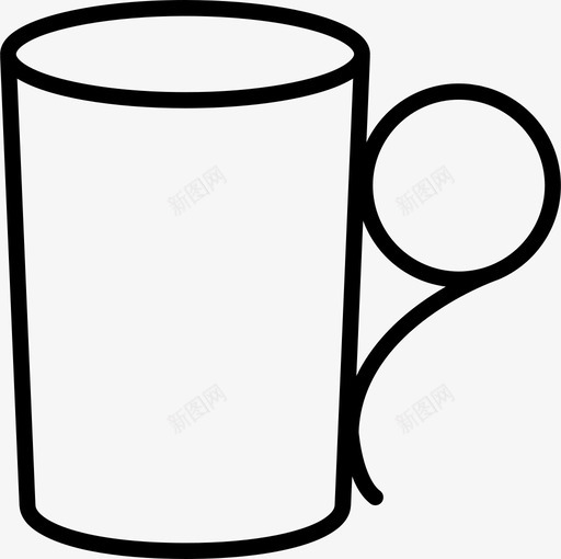 茶杯陶瓷咖啡图标svg_新图网 https://ixintu.com 咖啡 杯子 茶杯 陶瓷 饮料