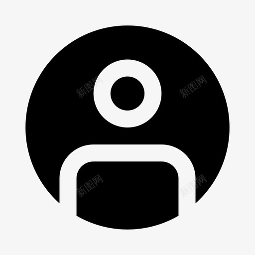 用户帐户头像图标svg_新图网 https://ixintu.com 个人信息 头像 实体 帐户 用户 界面