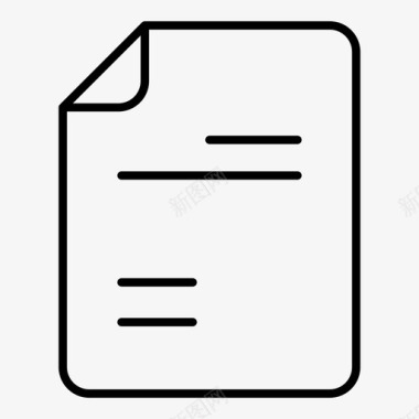 文档文本简单文档图标图标