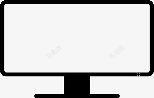 监视器计算机电视图标图标
