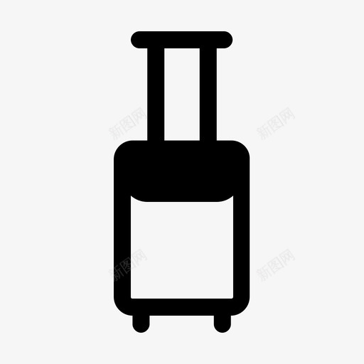 行李背包客手提箱图标svg_新图网 https://ixintu.com 度假 手提箱 旅游 旅行 背包客 行李