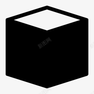 开箱纸箱包装图标图标