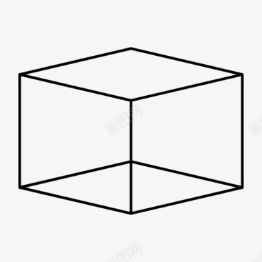 立方体盒子纸箱图标图标