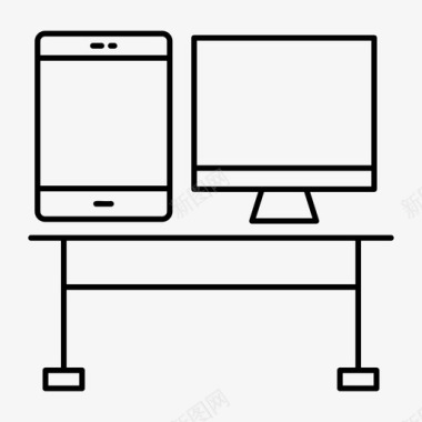 桌面手机显示器图标图标