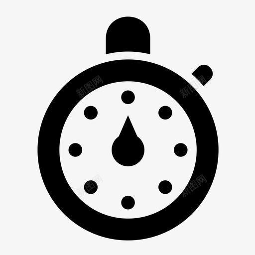 秒表时钟小时图标svg_新图网 https://ixintu.com 分钟 办公室 小时 小时图标3 时钟 时间 秒表