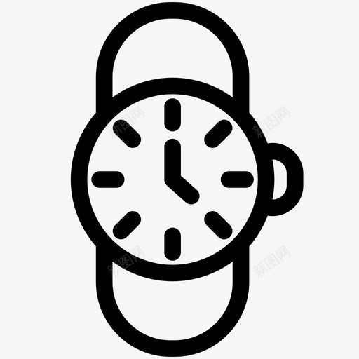 手表豪华智能手表图标svg_新图网 https://ixintu.com 优雅系列 手表 智能手表 豪华