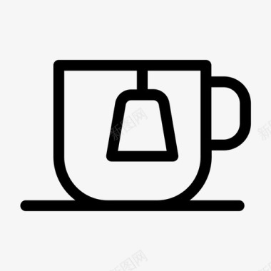 热茶热饮图标图标