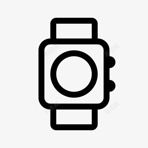 智能手表家用电器图标svg_新图网 https://ixintu.com 家用电器 智能手表