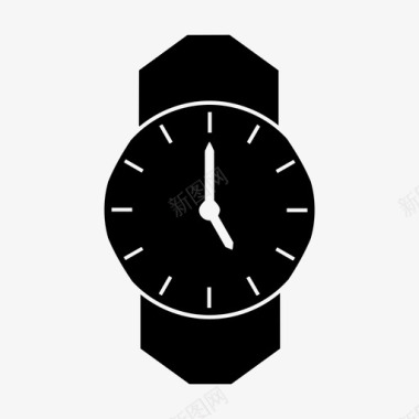 手表五小时图标图标