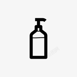 抗菌剂液体肥皂抗菌剂洗手液图标高清图片