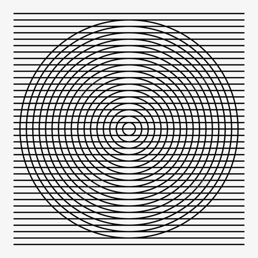 圆和条纹眼睛戏法干涉图标svg_新图网 https://ixintu.com 光学错觉 圆和条纹 干涉 物理 眼睛戏法