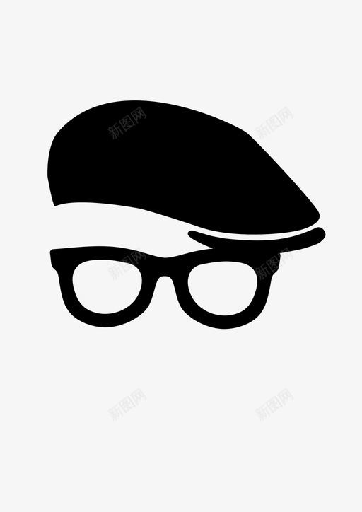 帽子贝雷帽眼镜图标svg_新图网 https://ixintu.com 帽子 眼镜 苏格兰 贝雷帽