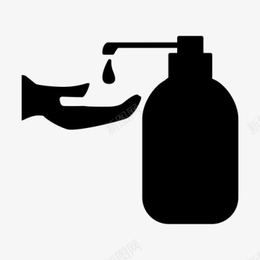 洗手洗手液医用标志图标图标