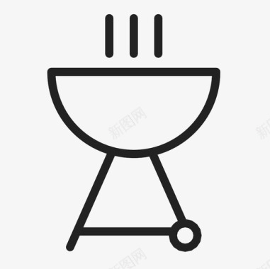 烧烤烹饪油炸图标图标