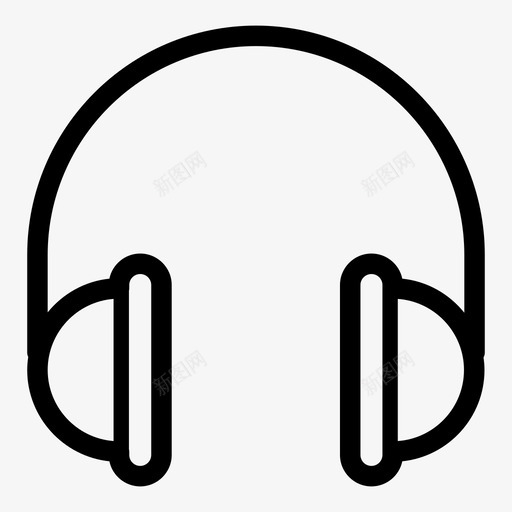耳机音响dj图标svg_新图网 https://ixintu.com dj 电子音乐制作 耳机 设备 音乐 音响